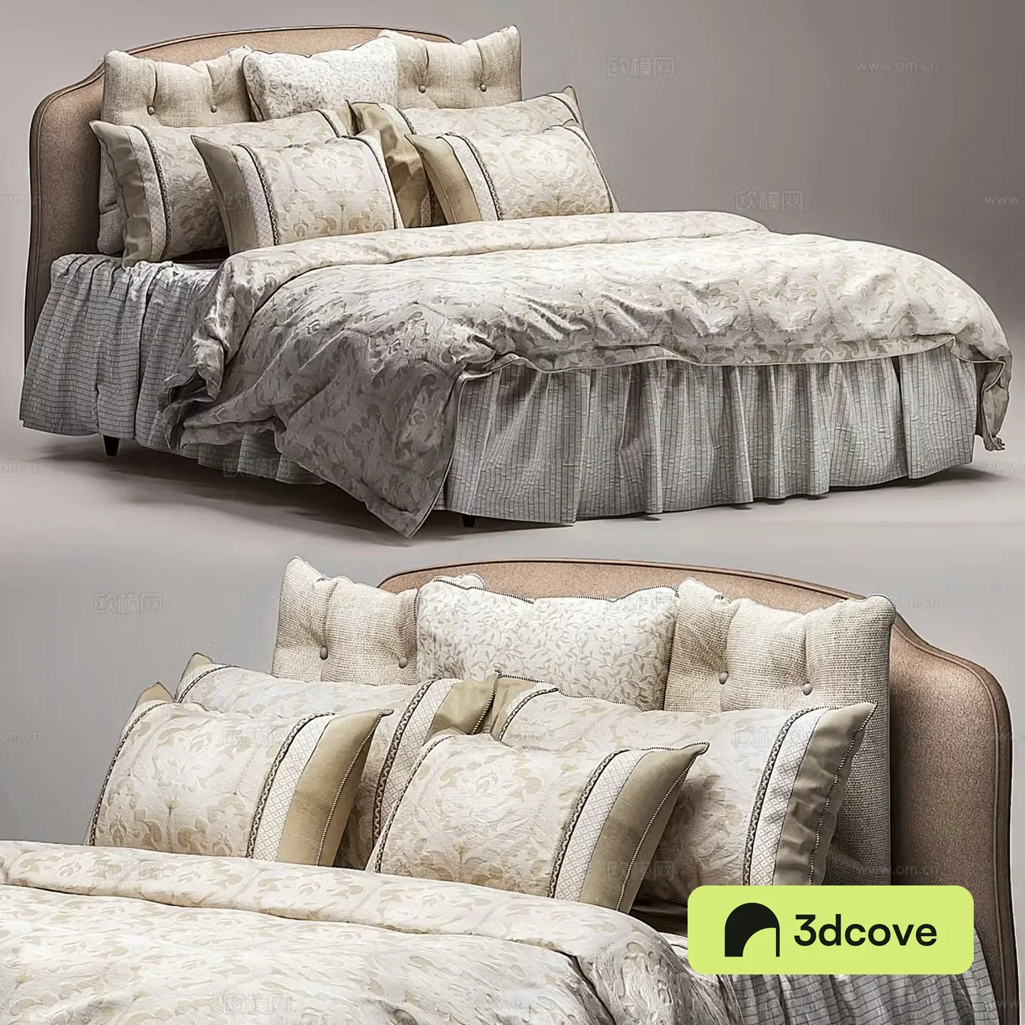 Modern double bed