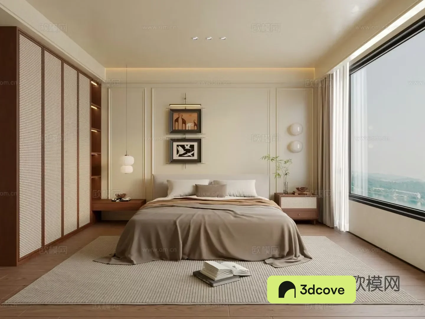 Wasabi Bedroom 3D Model