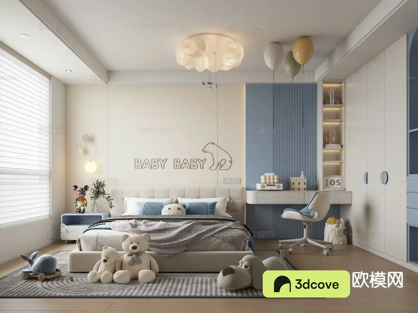 Modern boy’s room children’s room kid’s room