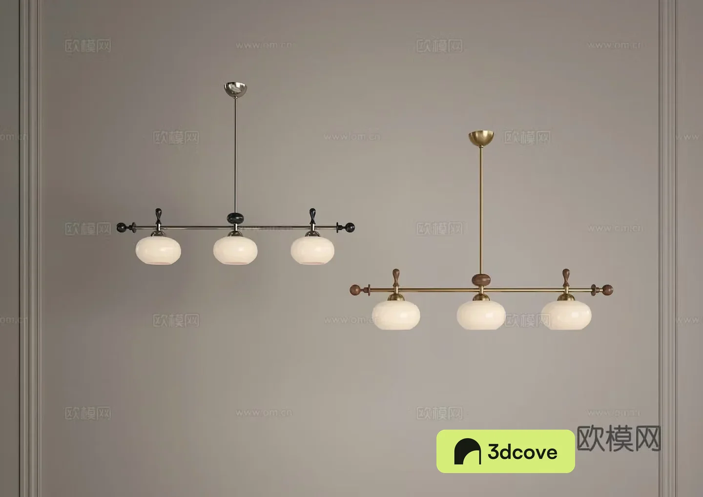 Restaurant Chandeliers Long Strip Chandeliers Middle Chandeliers One-line Chandeliers French Chandeliers Retro Chandeliers