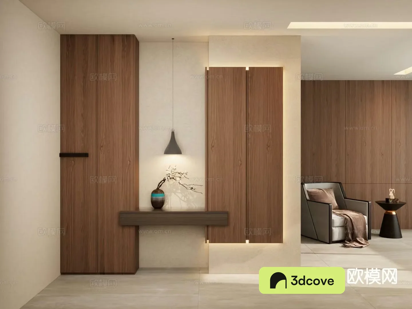 New Chinese style entrance aisle