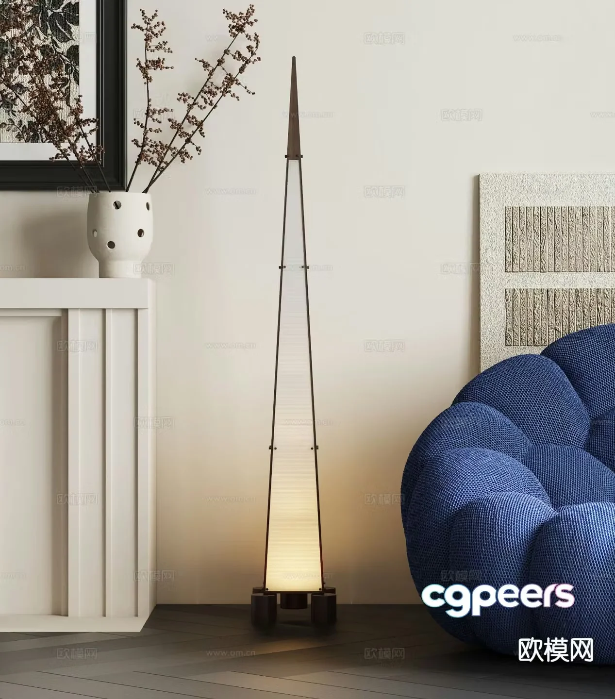 Minimalist floor lamp Minimalist floor lamp 3d model