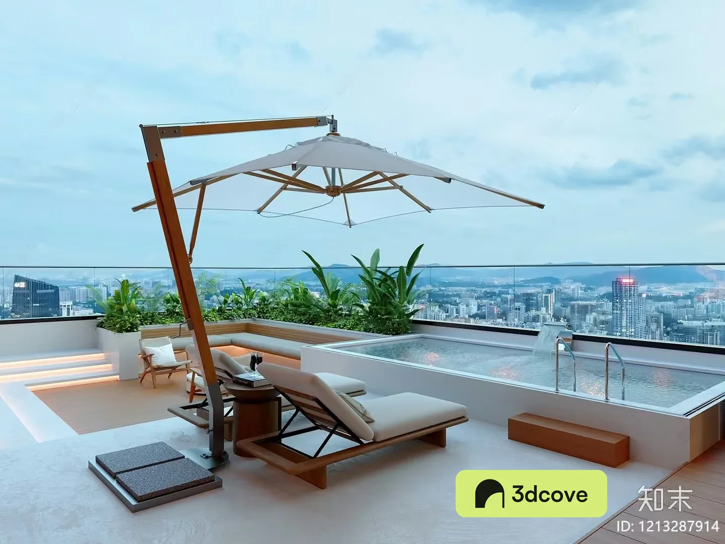 Modern Outdoor Lounge Area