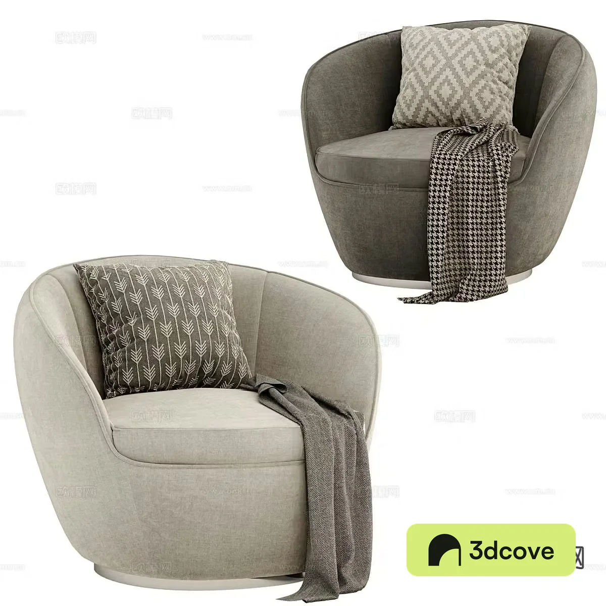 Modern single sofa