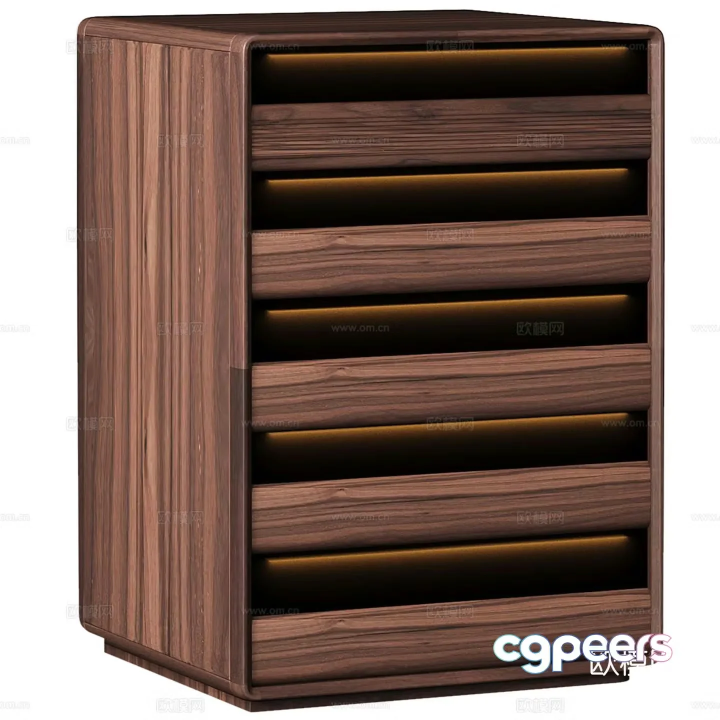 Modern side cabinet small tea cabinet 3d model