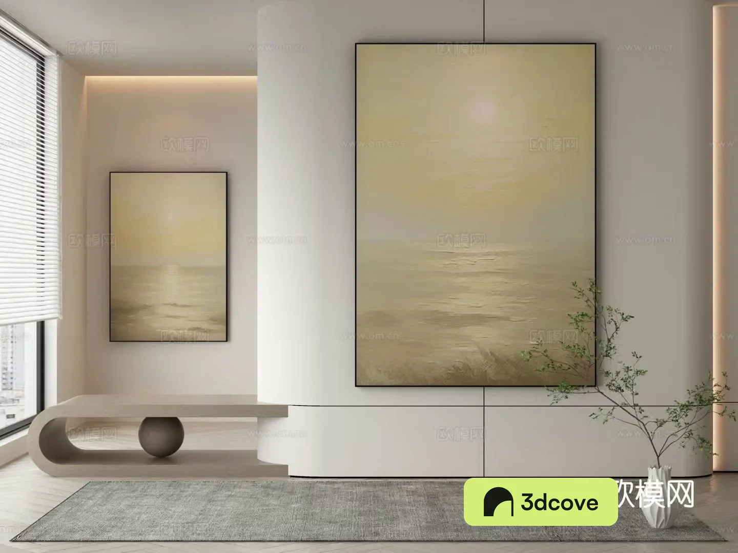Wabi-sabi painting decorative painting texture painting hanging painting