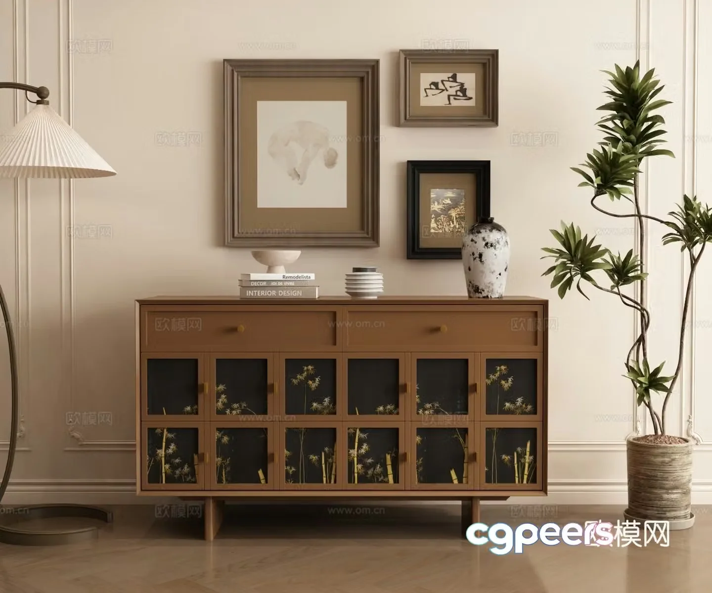 Wasabi sideboard 3D model