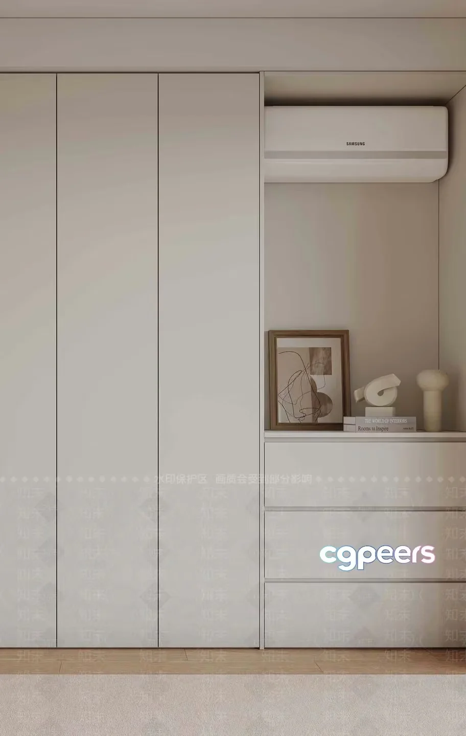 Modern Minimalist Interior 3D Model – 14462 – VRAY Render