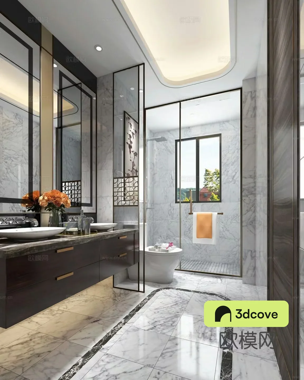 New Chinese-style bathroom