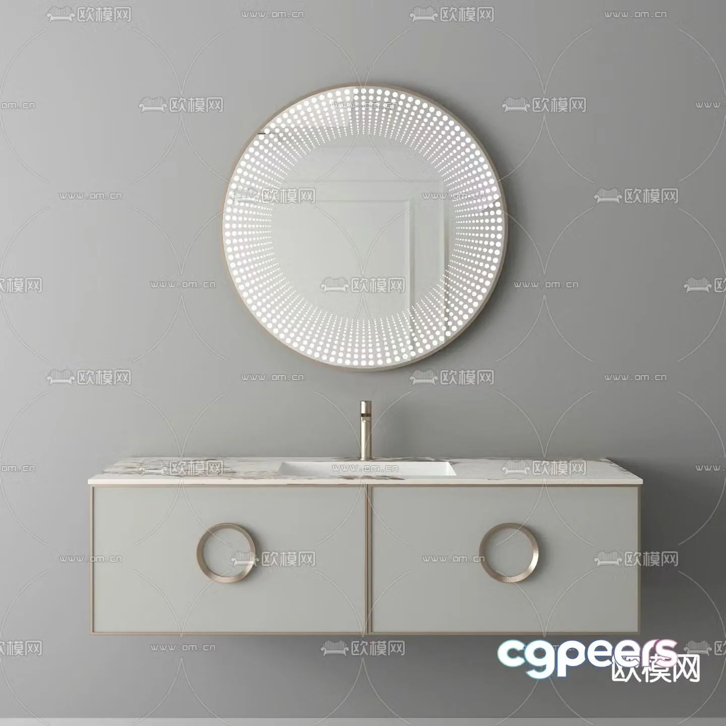 bathroom cabinet bathroom cabinet sink 3d model