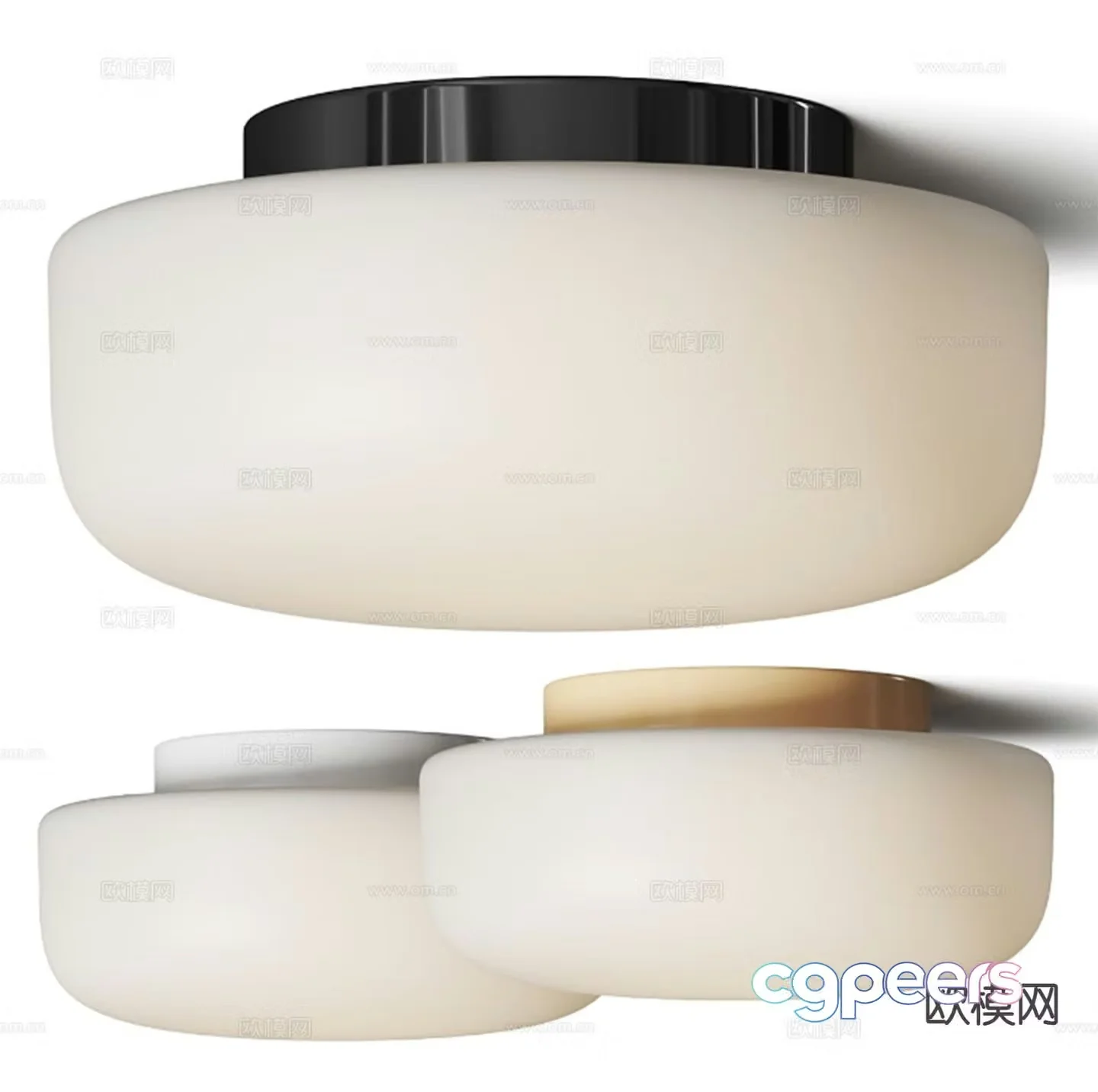 Modern ceiling lamp 3d model
