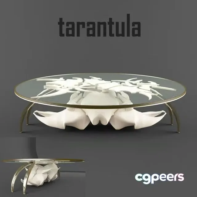 3ds Max Free – Coffee table – tarantula