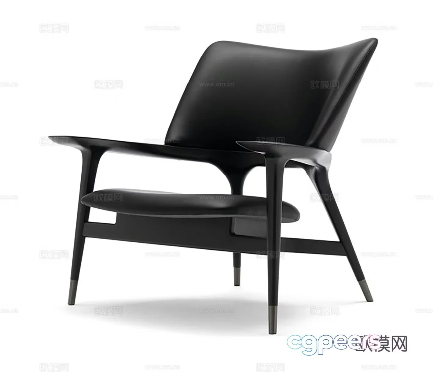 GIORGIO COLLECTION lounge chair single chair 3d model