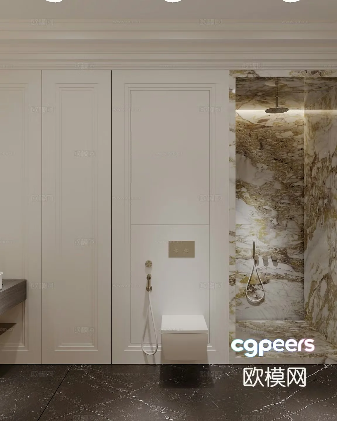 Modern bathroom 3d model