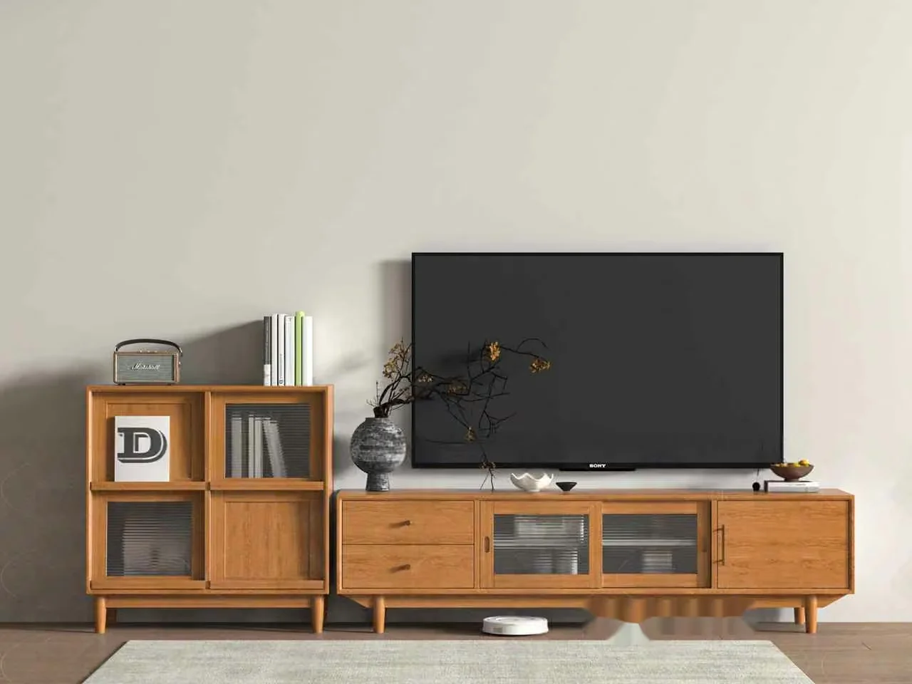 Modern Tv Stand 3D Model – 7418 – VRAY Render