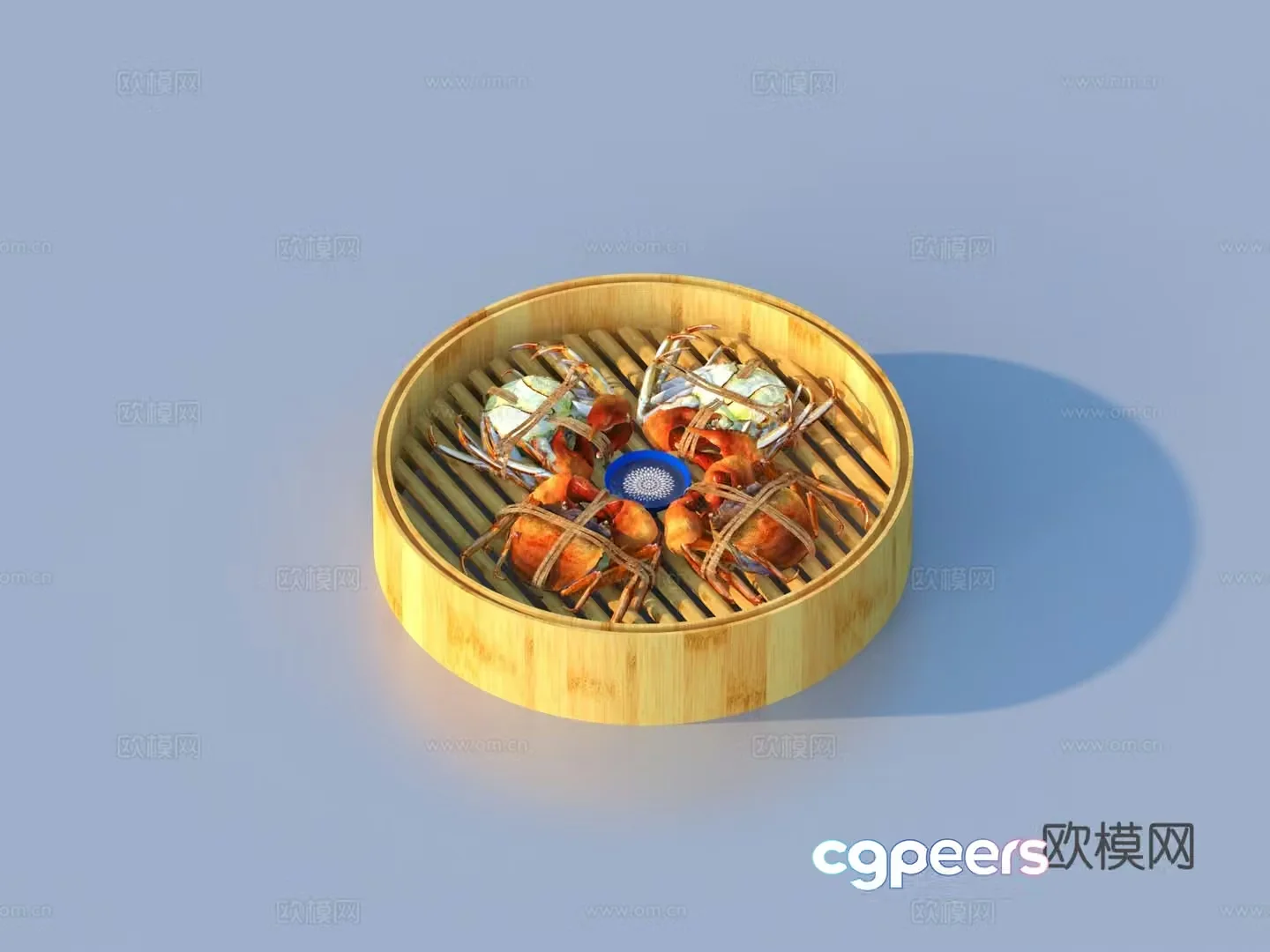 crab sea crab river crab hairy crab 3d model