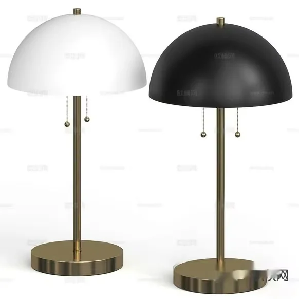 Gold Table Lamps 3D Model – 14240 – CORONA Render