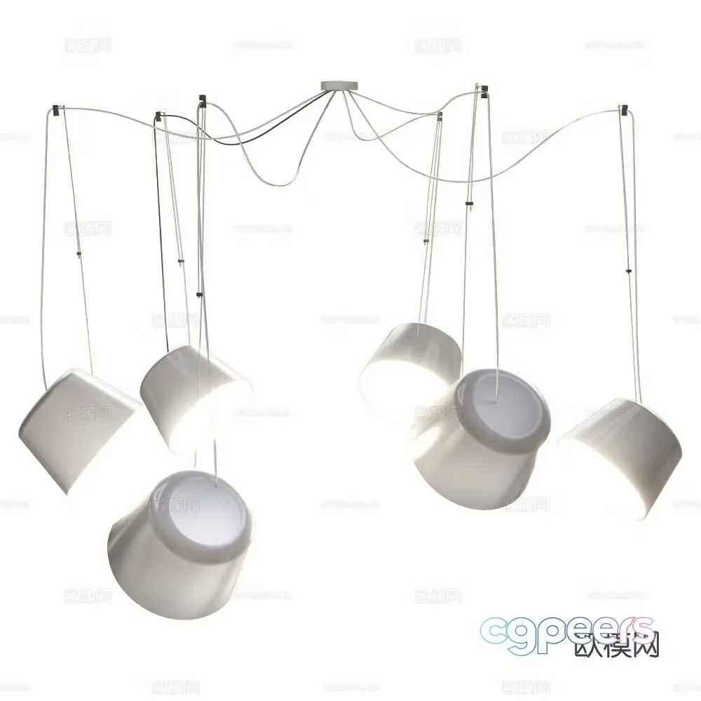 Stilfort creative chandelier 3d model
