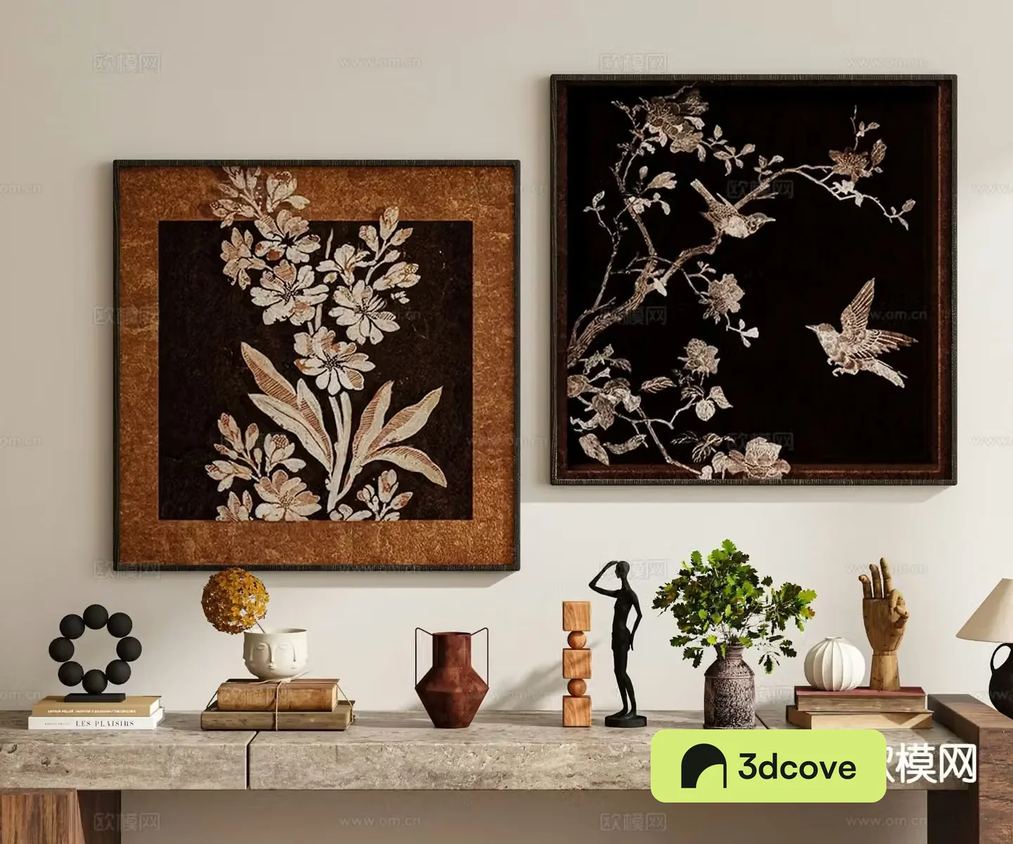 Medieval style hanging decorative painting
