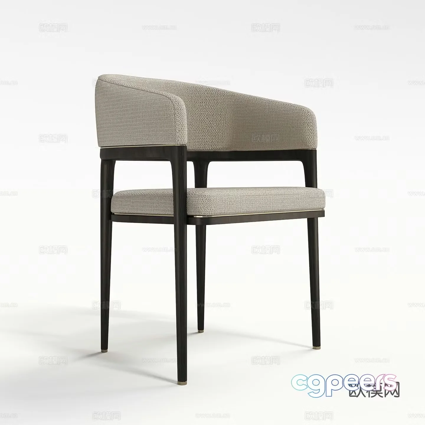 Modern dining chair 3d model