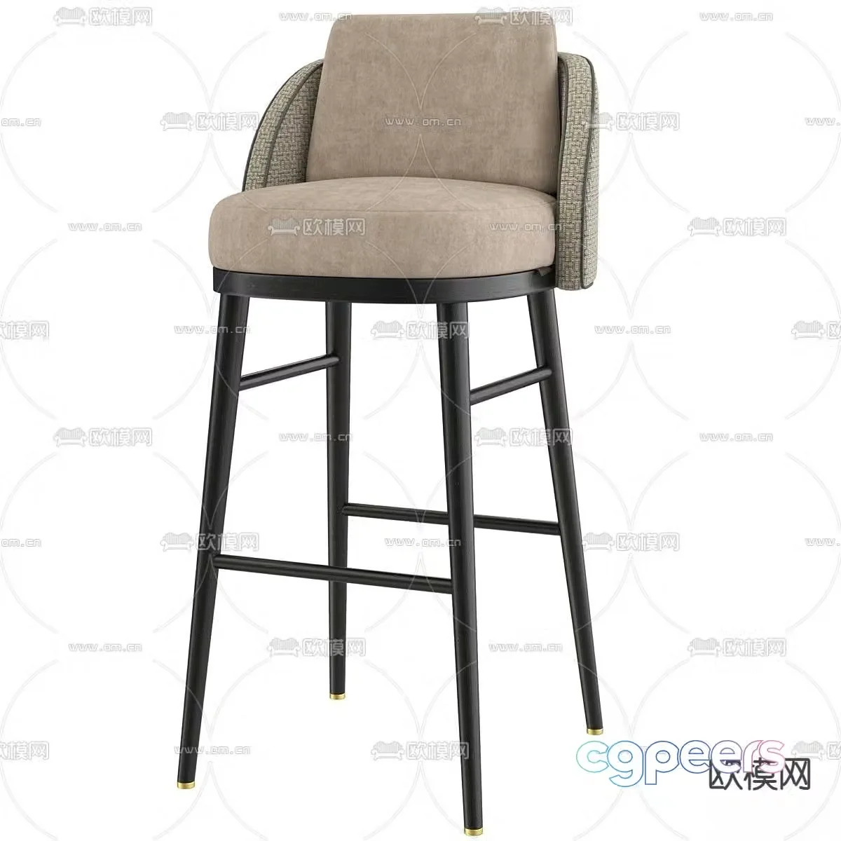 Frato Palma Bar Chair Highchair 3d Model