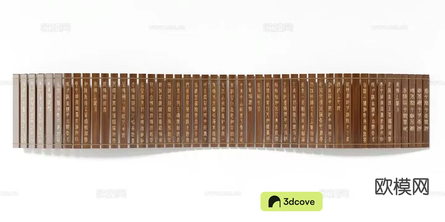Chinese style bamboo slices bamboo slips wall decorations hanging decorations
