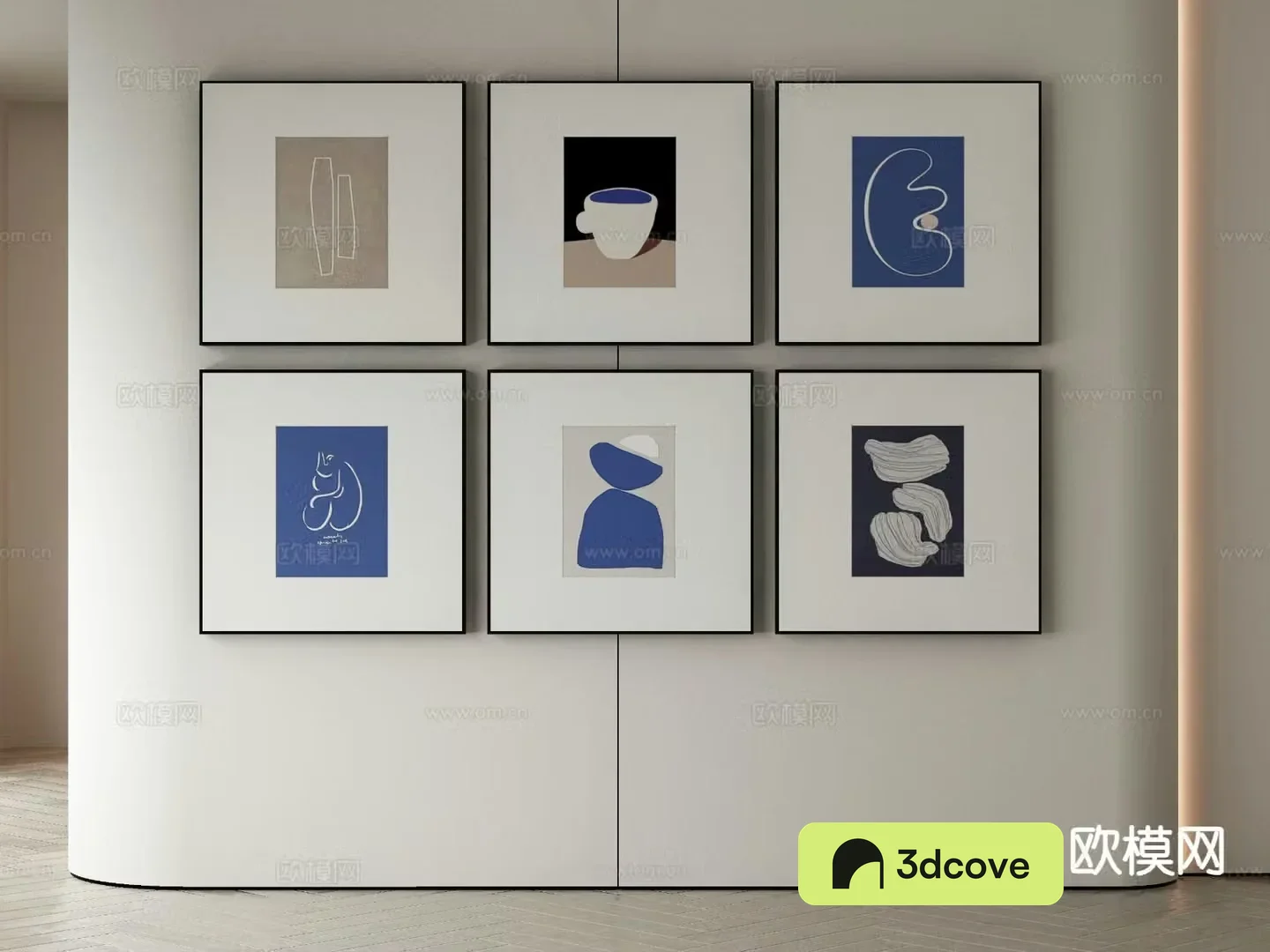 Modern art painting decorative painting