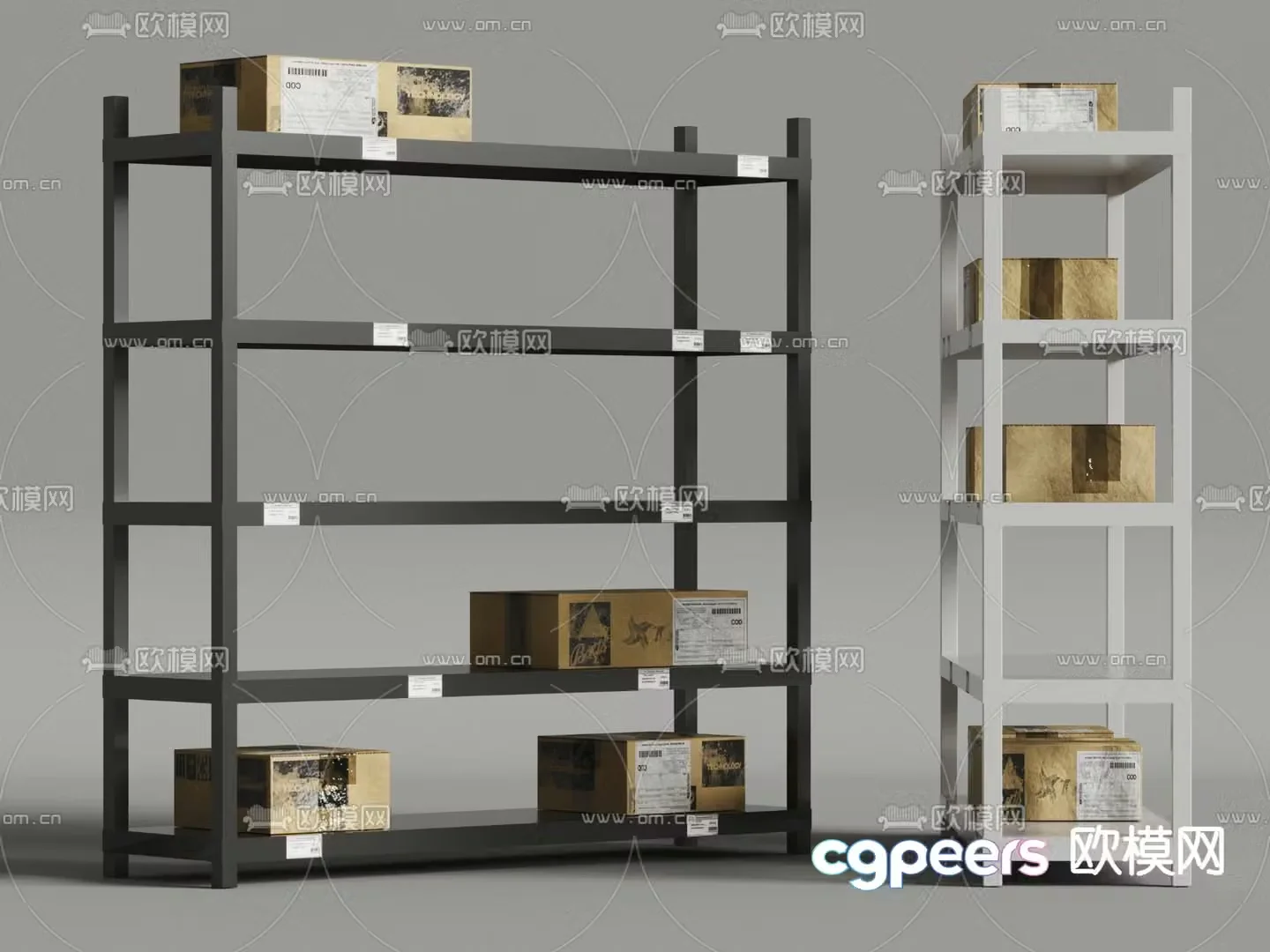 Kettal shelf storage rack express rack 3d model