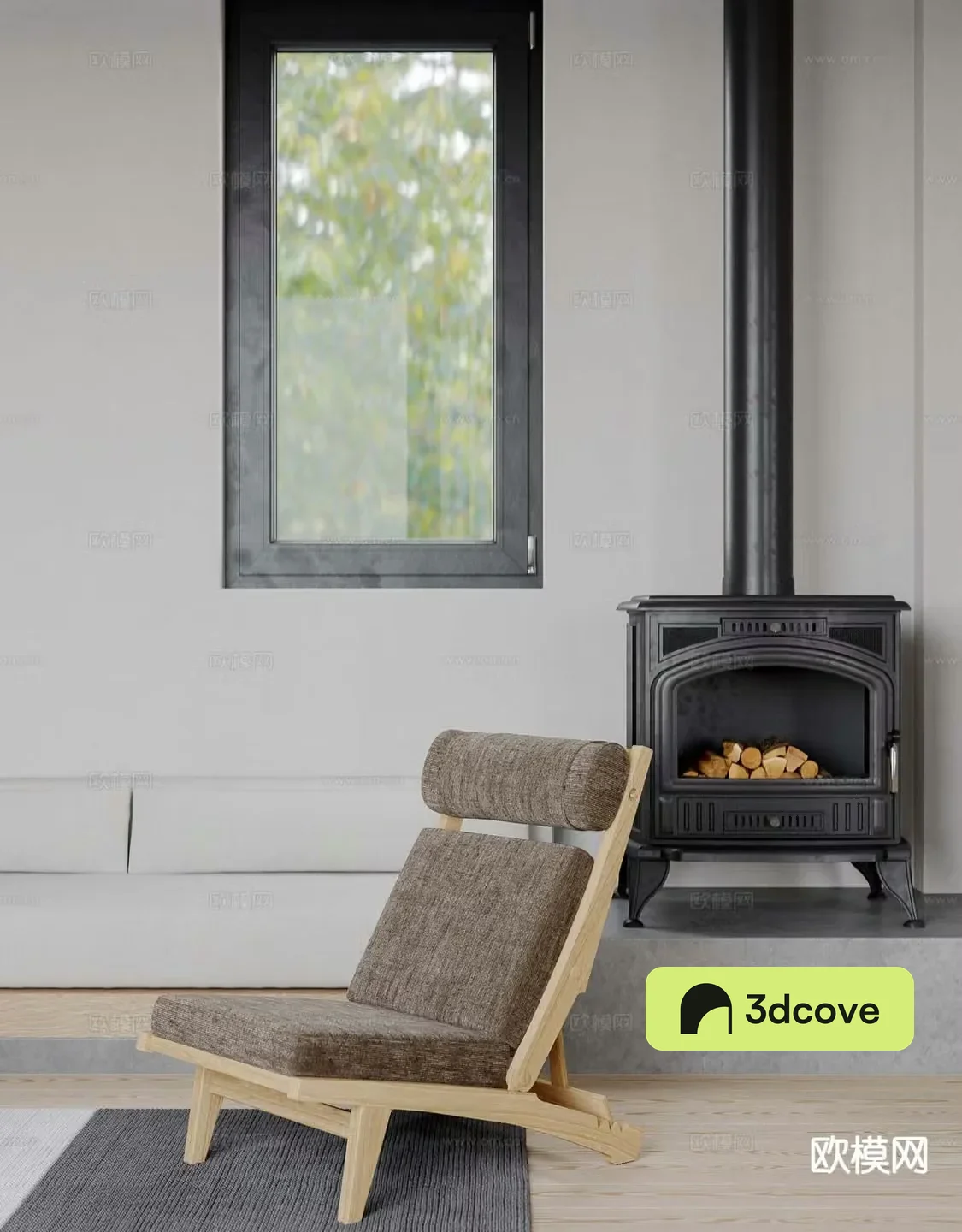 Modern single chair leisure chair