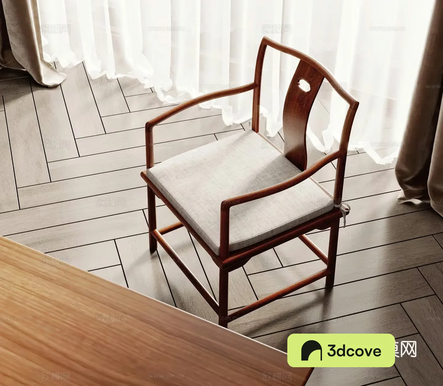 New Chinese style chair Taishi chair