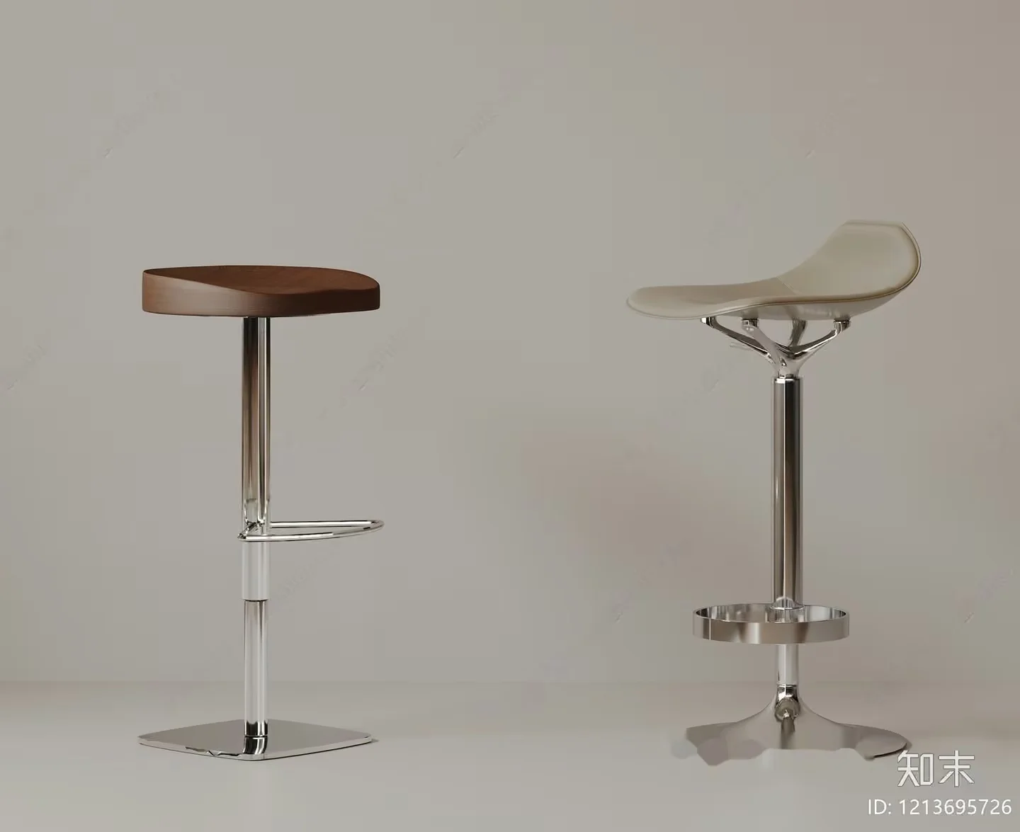 Modern Bar Stools 3D Model – 12909 – VRAY Render