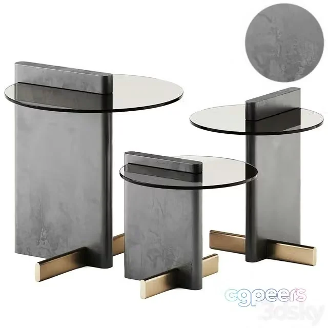 3ds Max Free – PARIS PANAME table by Roche Bobois