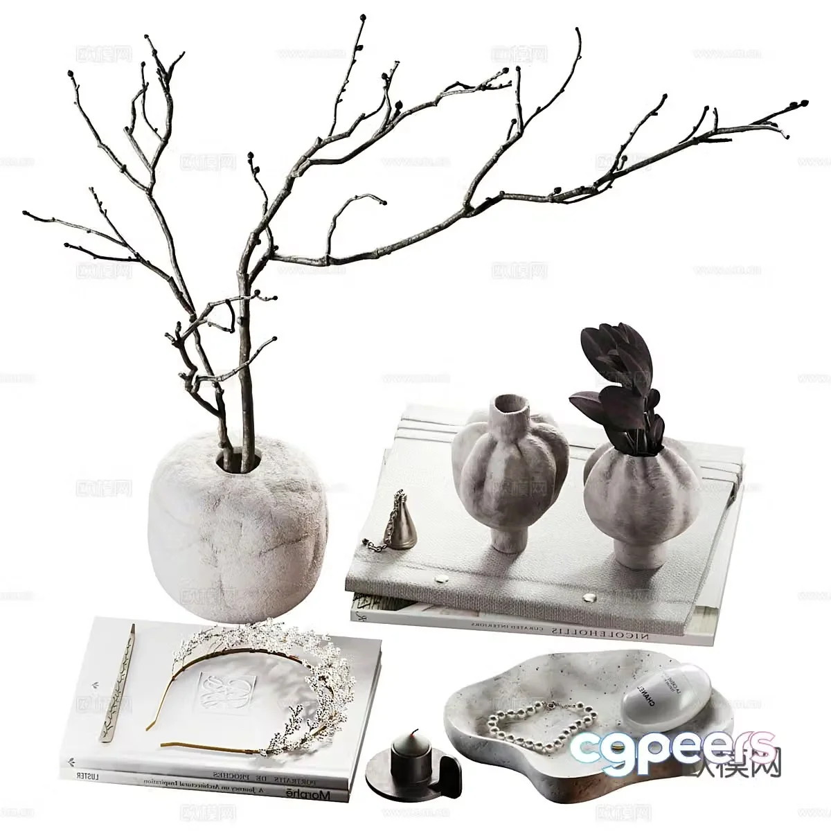 Decorative ornaments Dining table ornaments Side cabinet ornaments Coffee table ornaments End scene ornaments 3D model