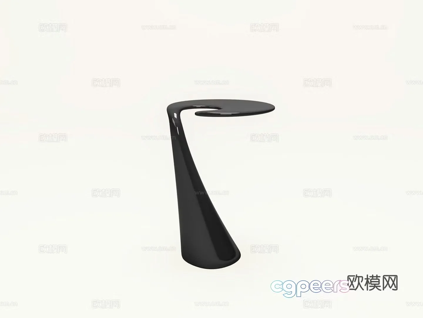 Modern art coffee table 3d model
