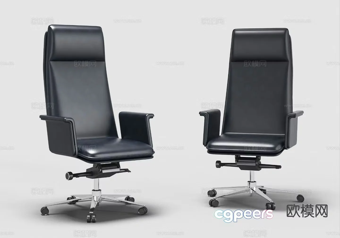 Modern office chair boss chair 3d model