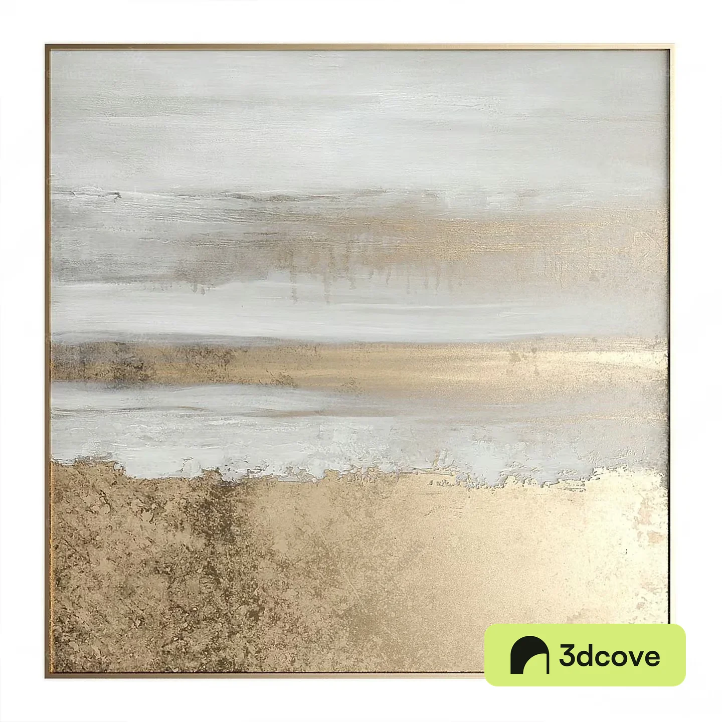 A Framed Abstract Painting