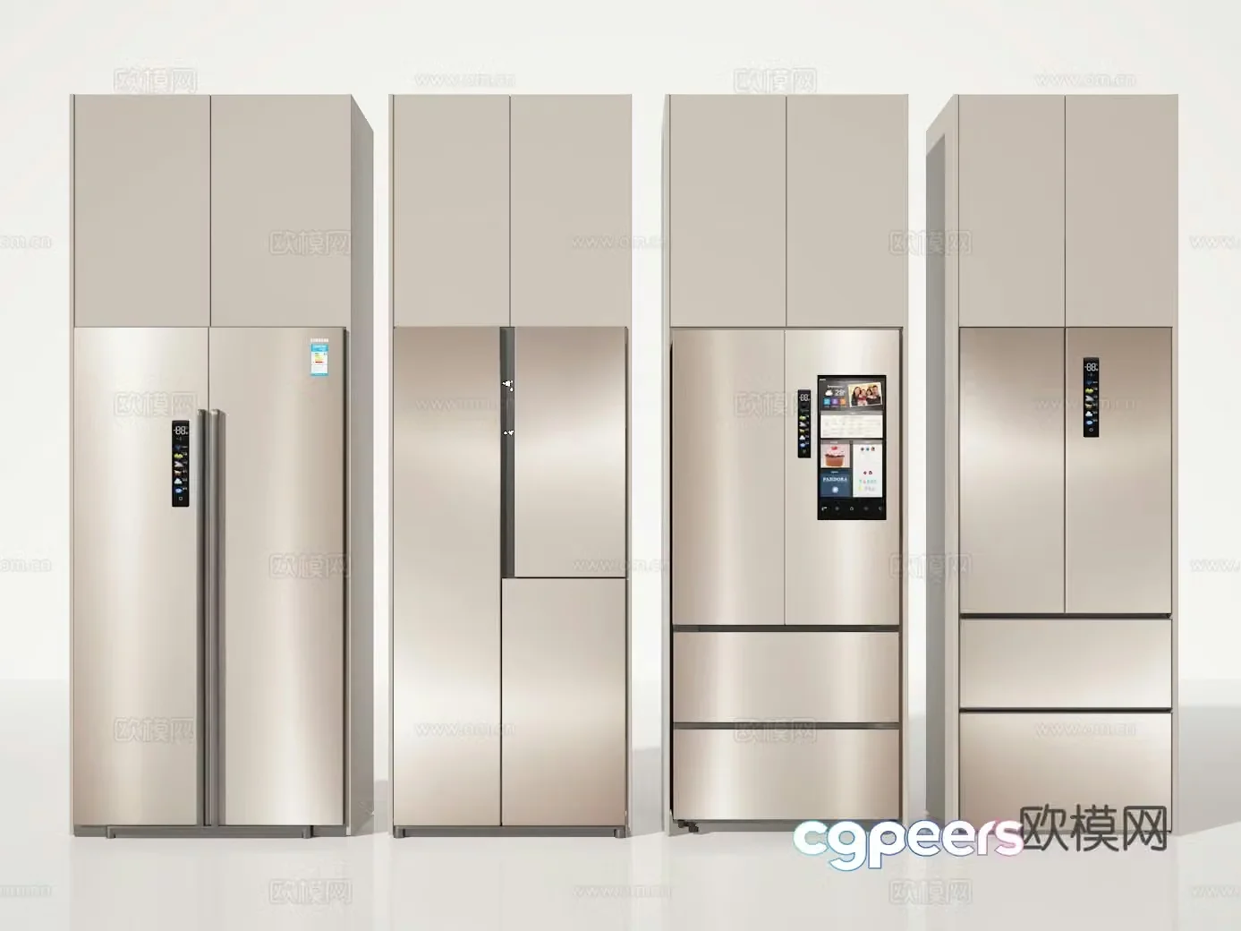 Refrigerator 3d model