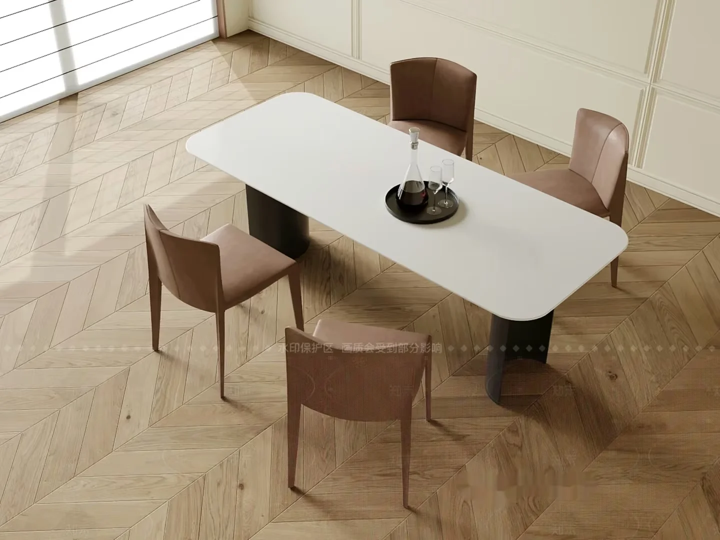 Modern Dining Room 3D Model – 18878 – VRAY Render