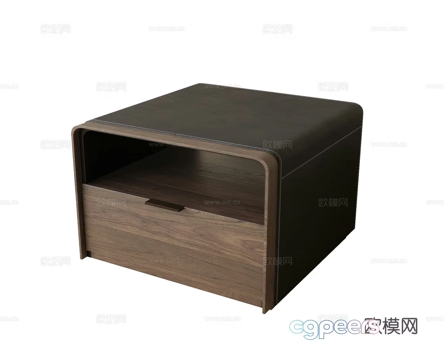 Modern bedside table 3d model