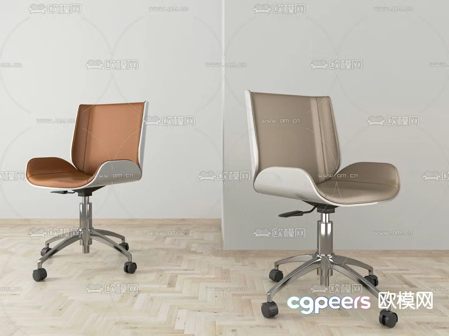 Office chair staff chair 3d model