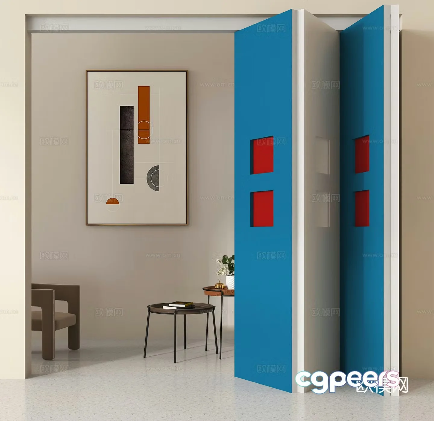 Sliding door Sliding door 3D model
