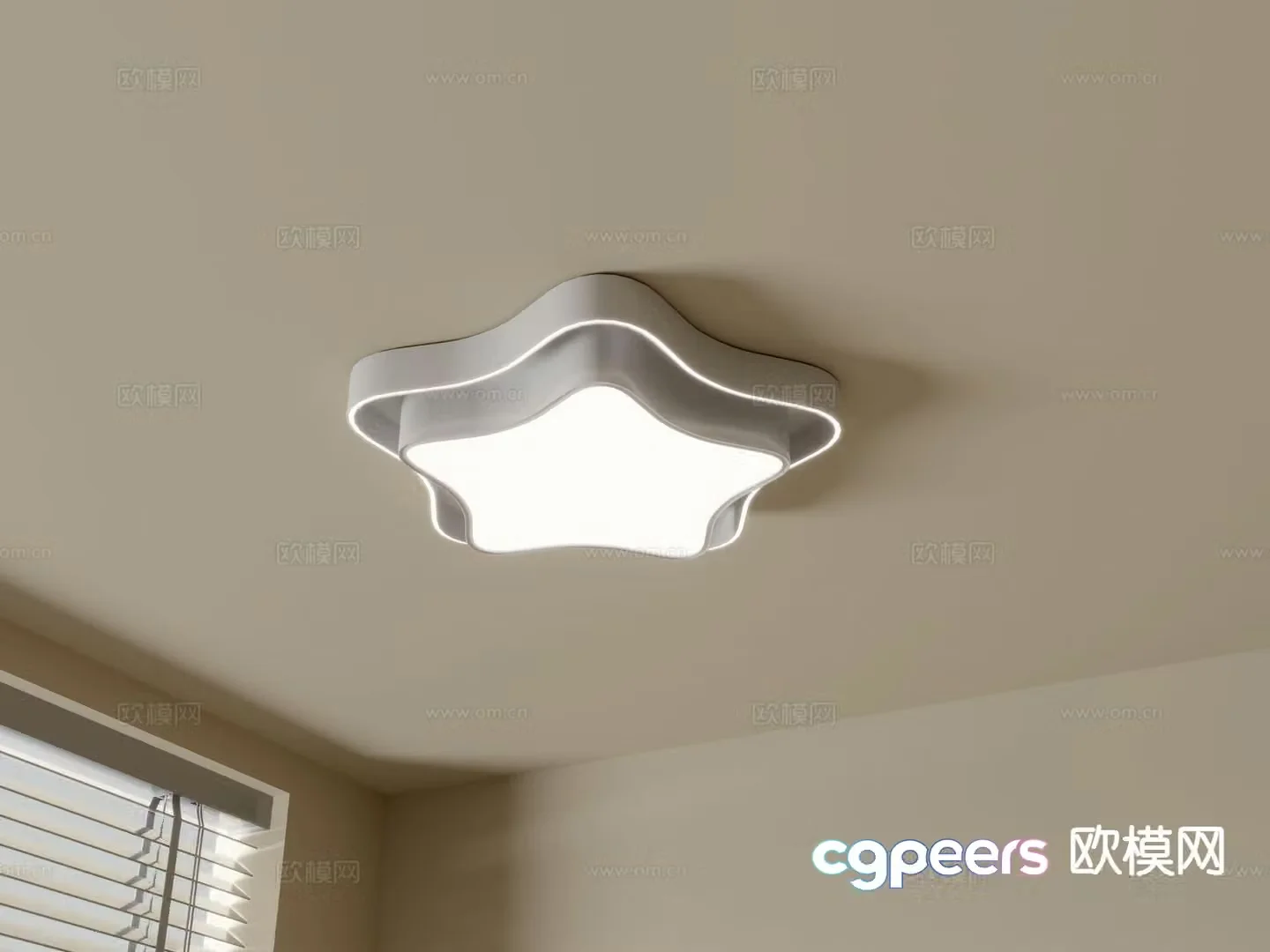 Modern ceiling lamp 3d model