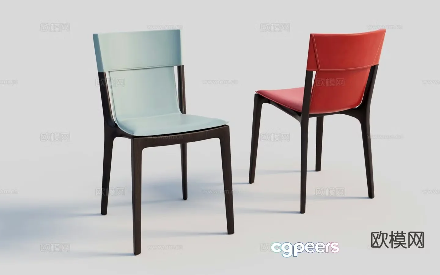 Chair Single Chair Dining Chair Leisure Chair 3d model