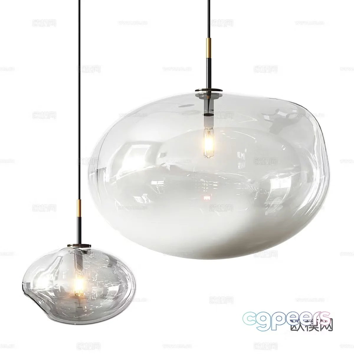 Art chandeliers Restaurant chandeliers Bar chandeliers Decorative chandeliers Glass chandeliers Crystal chandeliers 3D model