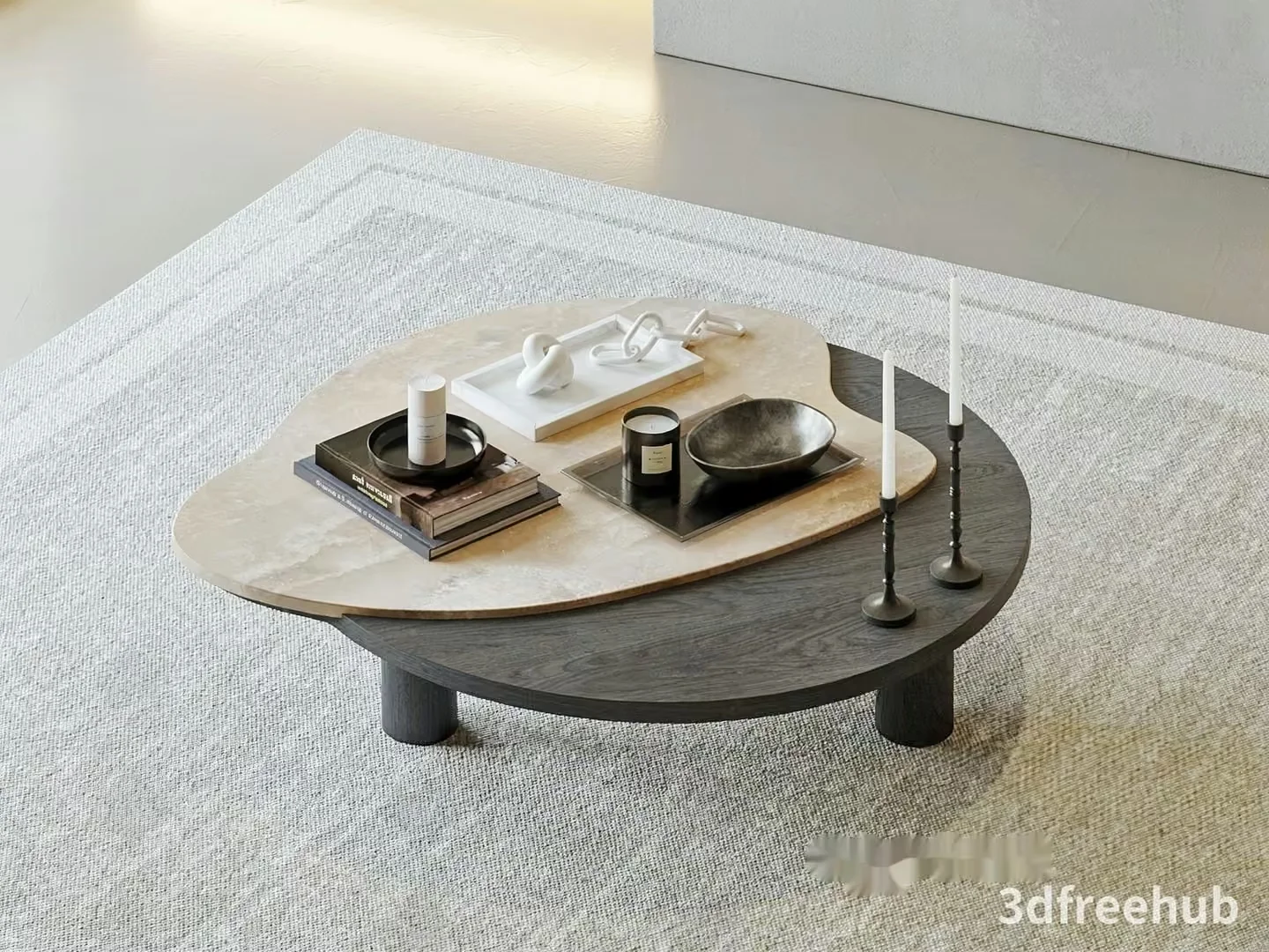 Modern Coffee Table 3D Model – 22631 – VRAY Render