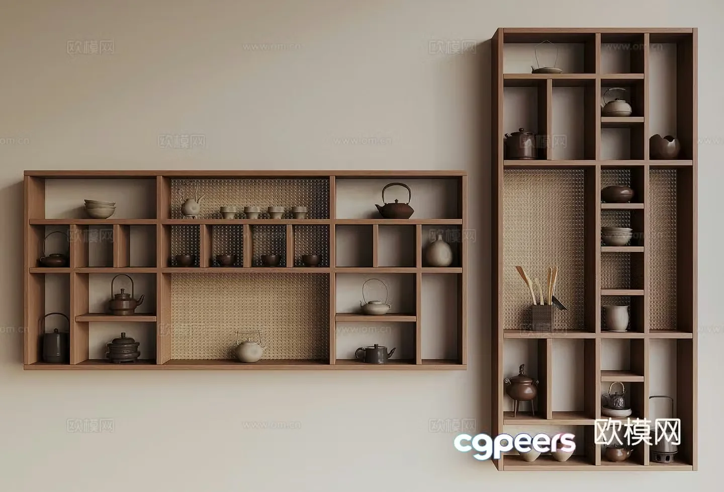 New Chinese tea cabinet 3D model
