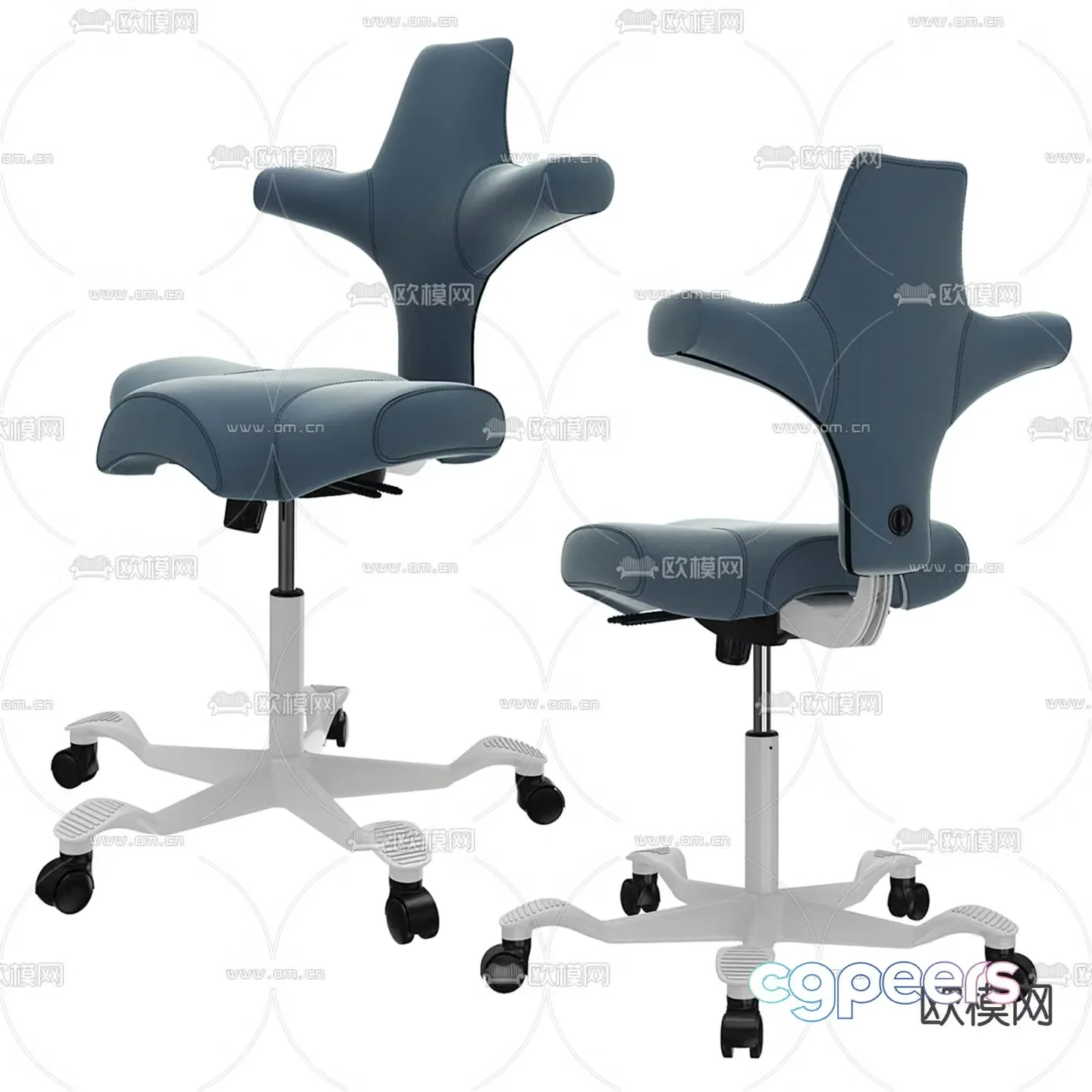 Office chair staff chair 3d model