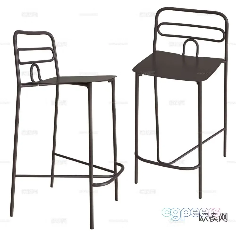 Castil bar stool bar stool 3d model