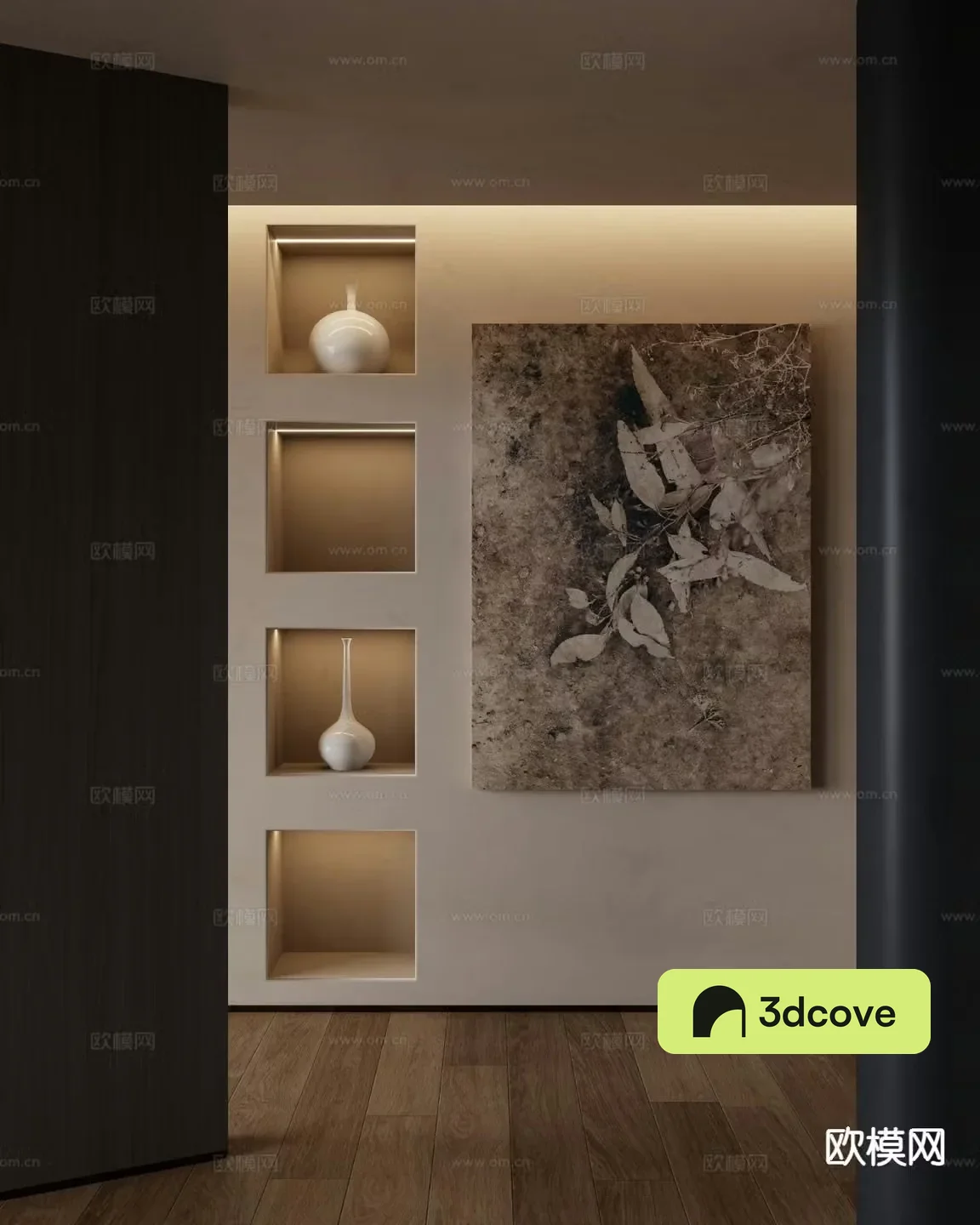 Wabi-sabi hanging painting texture painting decorative painting