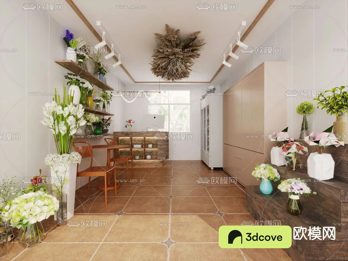 Modern flower shop